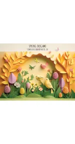 DIGITAL Spring Origami