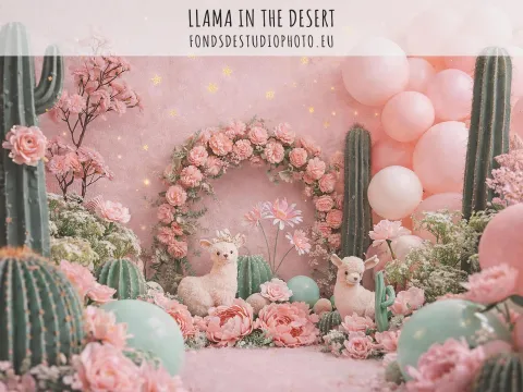 Lama In The Desert
