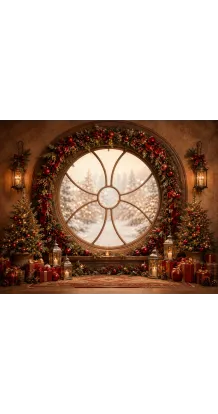 Red Round Window