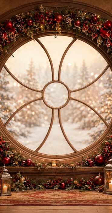Red Round Window