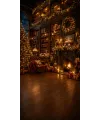 Fond photo Noël — Bibliothèque cosy de Noël