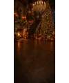 Fond photo Noël — Manoir & grand escalier