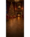 Fond photo Noël — Salon classique rouge & or