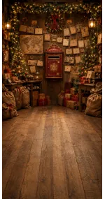 Fond photo Noël — Bureau de poste du Père Noël