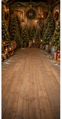 Fond photo Noël — Sapinière de Noël