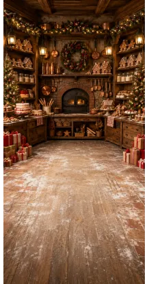 Fond photo Noël — Boulangerie de pain d'épices