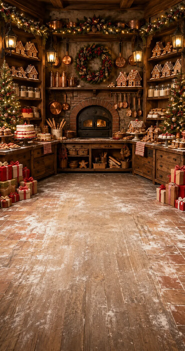 Fond photo Noël — Boulangerie de pain d'épices