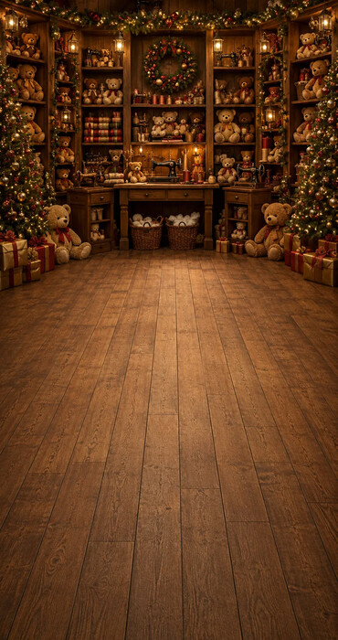 Fond photo Noël — Usine à ours en peluche