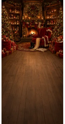 Fond photo Noël — Maison du Père Noël