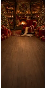 Fond photo Noël — Maison du Père Noël