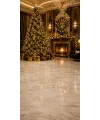 Christmas photo backdrop Golden Art Deco lounge