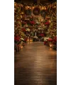 Christmas photo backdrop Cosy flower shop