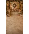 Christmas photo backdrop Enchanted tea room