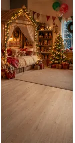 Christmas photo backdrop Magical children's room