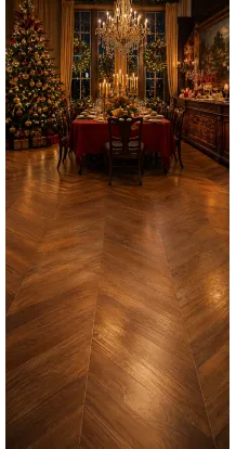 Christmas photo backdrop Christmas Eve dining room