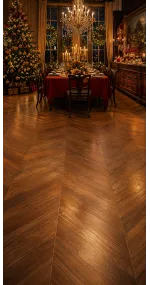 Christmas photo backdrop Christmas Eve dining room