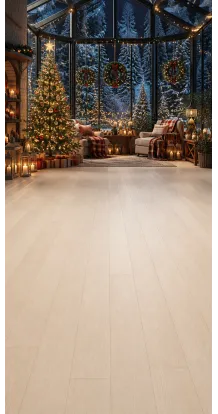 Christmas photo backdrop Lounge under a snowy glass roof