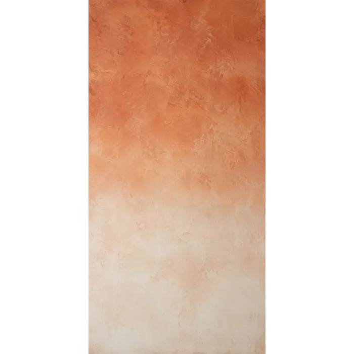 Photo backdrop wall Terracotta & cream ombré