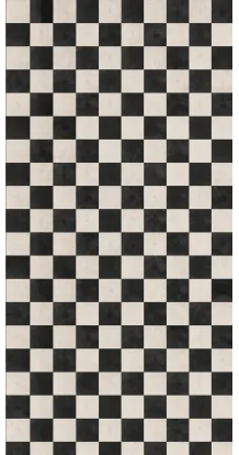 Photo backdrop floor Black & white checkerboard