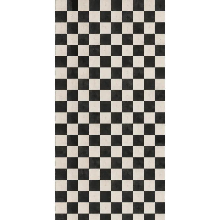 Photo backdrop floor Black & white checkerboard