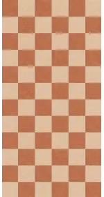 Photo backdrop floor Terracotta & cream checkerboard