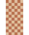 Photo backdrop floor Terracotta & cream checkerboard