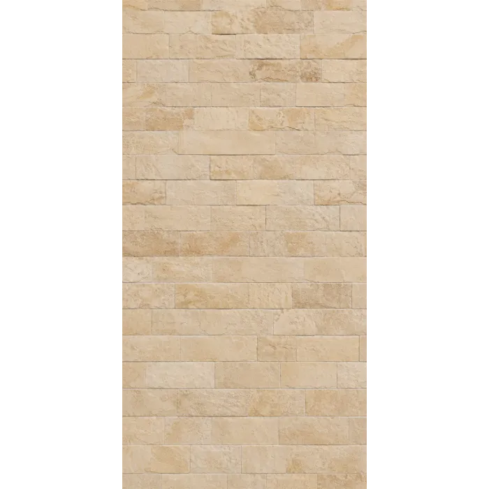 Photo backdrop wall Beige stone cladding
