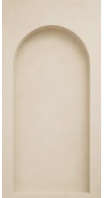 Photo backdrop wall Cream arch & niche
