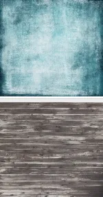 Scratched turquoise