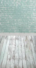 Sea green brick