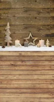 Snow candles