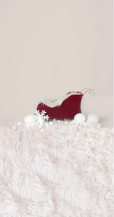 Red sleigh