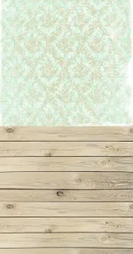 Green damask