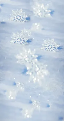 White snowflakes