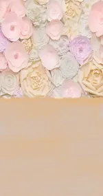 Light paper flowers