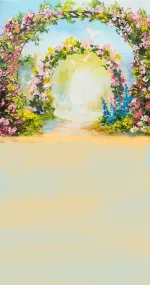 Magical painted entrance
