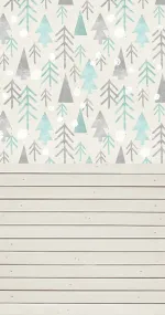 Grey and blue christmas