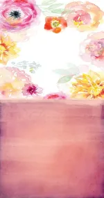 Painted flowers