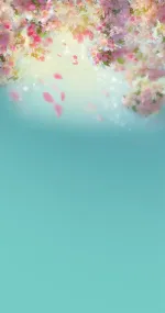 Falling rose petals