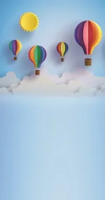 Origami balloons