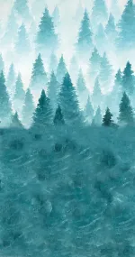 Foggy forest