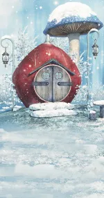 Snow mushroom
