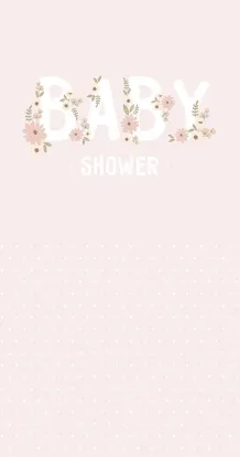 Pink baby shower