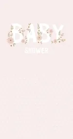 Pink baby shower