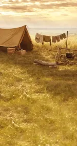 Relax in tent