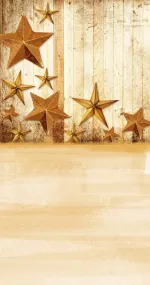 Wooden stars