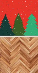 Trees in red