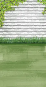 Brick in green