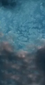 Rainy blue clouds