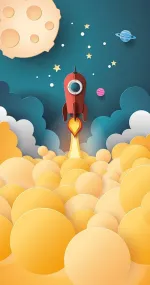 Cute rocket